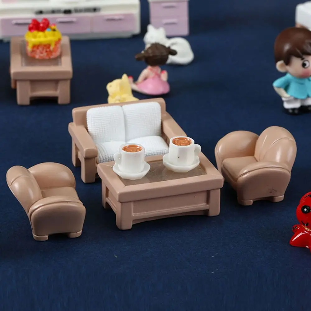 

Bed Sofa Bathroom 1:12 Simulation Furniture Armchair Couch Set Dollhouse Furniture Doll House Accessories Miniatures Furniture