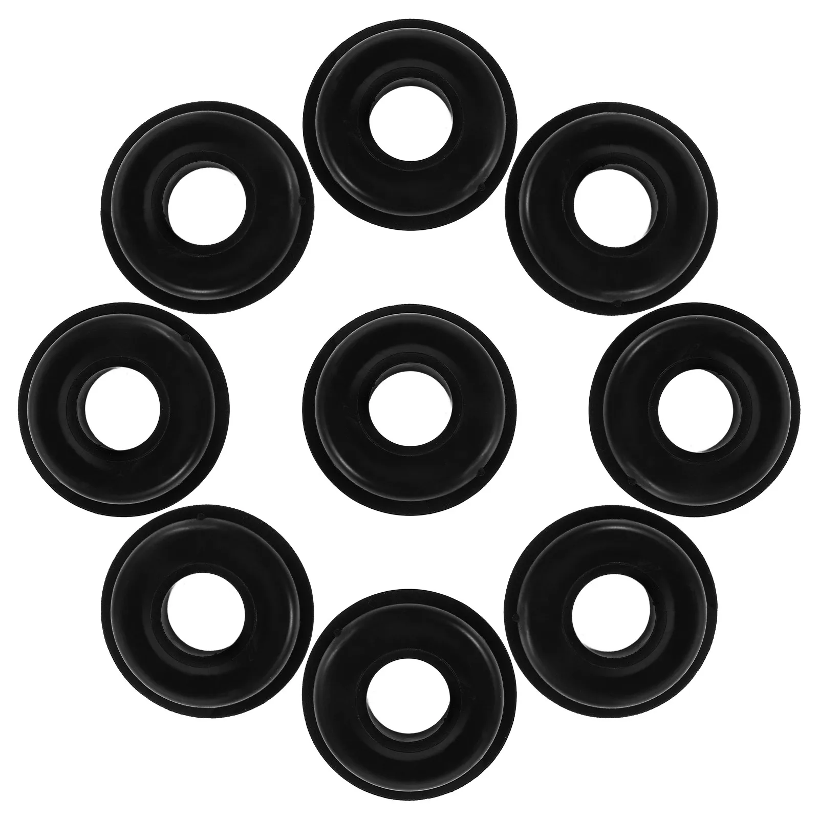 

100Pcs Trailer Hand Valve Gasket Rubber Seals Semi Truck Air System Universal Compatibility Leak Proof Elastic Long Life