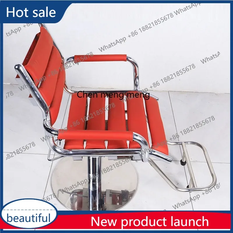 A17 Barber shop lift chair hair salon simple perm and dye fashion hair cutting stool, swivel chair