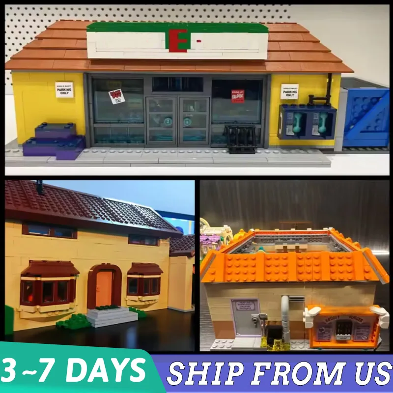 Kreative Street View Serie 2527 Stück Familie Big House 71006 Modell Bausteine Montagespielzeug Weihnachten Geburtstagsgeschenke