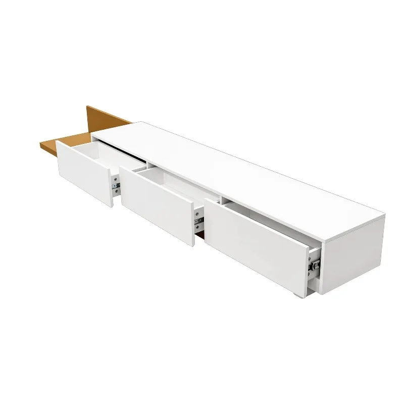 

Retractable and stretchable living room home modern minimalist light luxury floor-standing cream log color TV cabinet