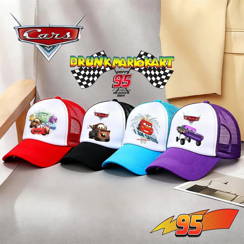 Baseball Cap Cute Anime Car Movie Printed women men Outdoor Street Casual Man Summer Hat Party birthday Gift