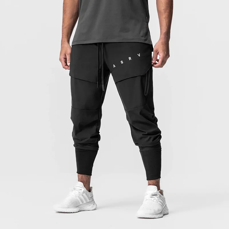 Pantalones informales a la moda para hombre, pantalones deportivos para gimnasio, Fitness, trotar, ropa de calle, pantalones Cargo con múltiples bolsillos, pantalones de chándal de entrenamiento de secado rápido