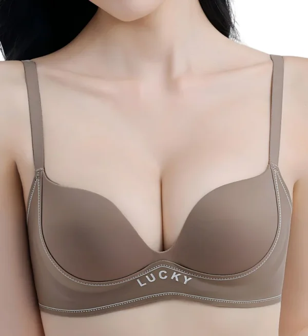 KUCLUT Wireless Push-Up Bra for Small Bust, 3D Palm Cup Comfort Lingerie with Adjustable Straps