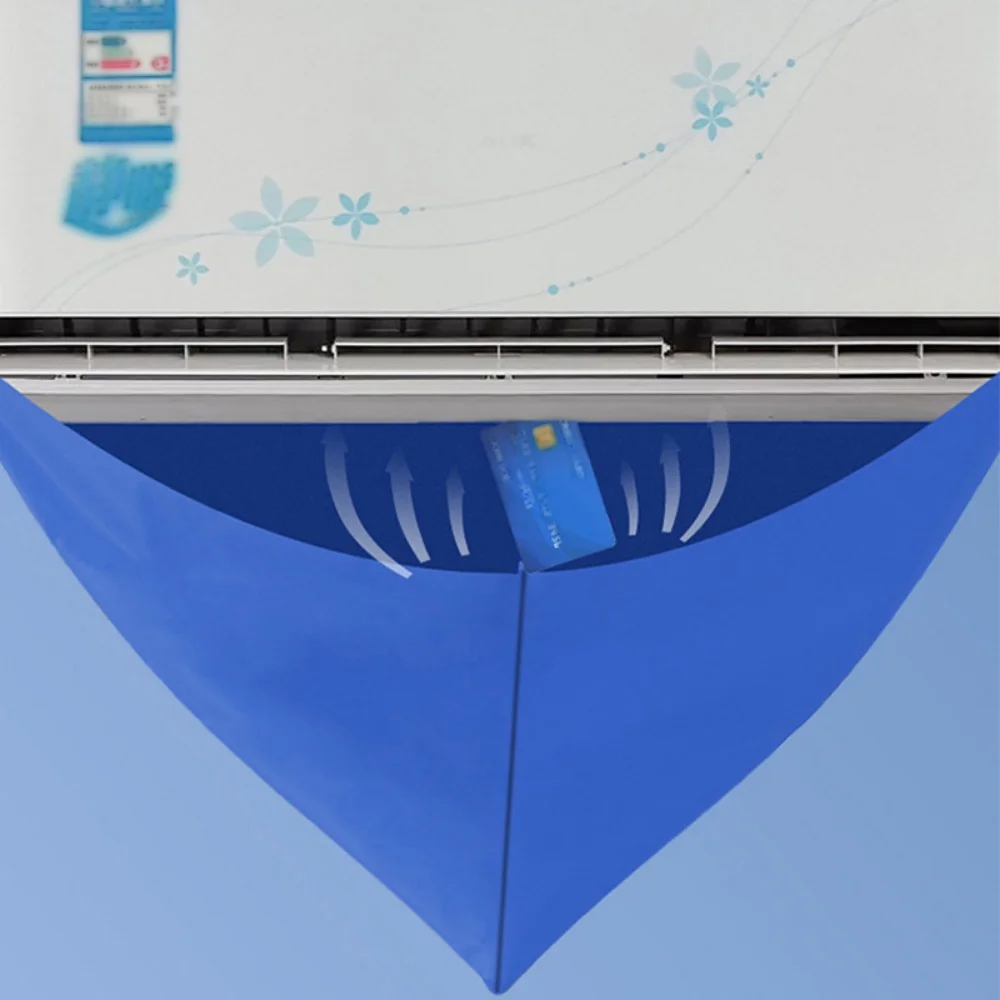 100cm Air Coditioning Cleaning Cover Bag PVC Thickened Cleaner with Water Pipe Home 1-1.5P Split Hanging Air Conditioner Tools image 2