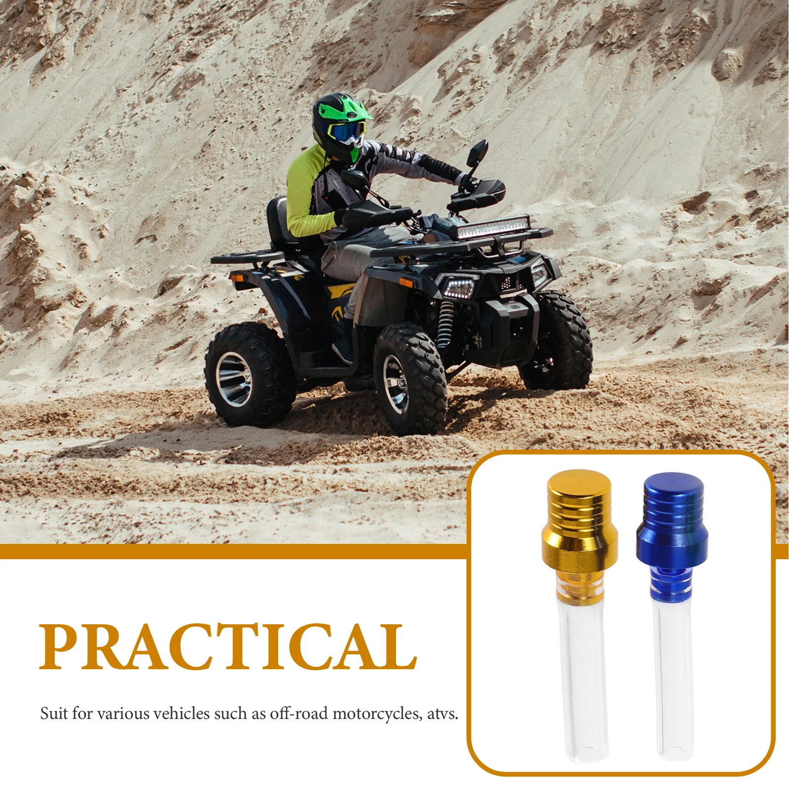 

5pcs Fuel Tank Cap Hose Motorcycle Gas Cap Vent Tube For Atv Aluminum Alloy Rubber Seal Durable Fuel Vent Hose