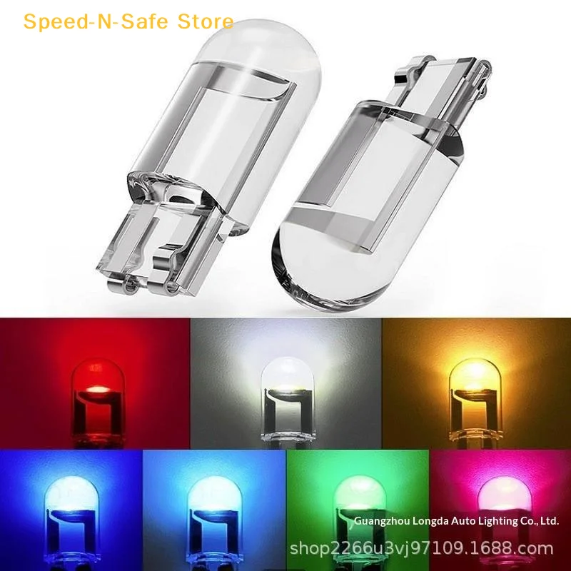 2 PCS T10 LED Car Bulbs IP67 Waterproof High Brightness Low Power for Vehicle Dashboard License Plate Light Replace