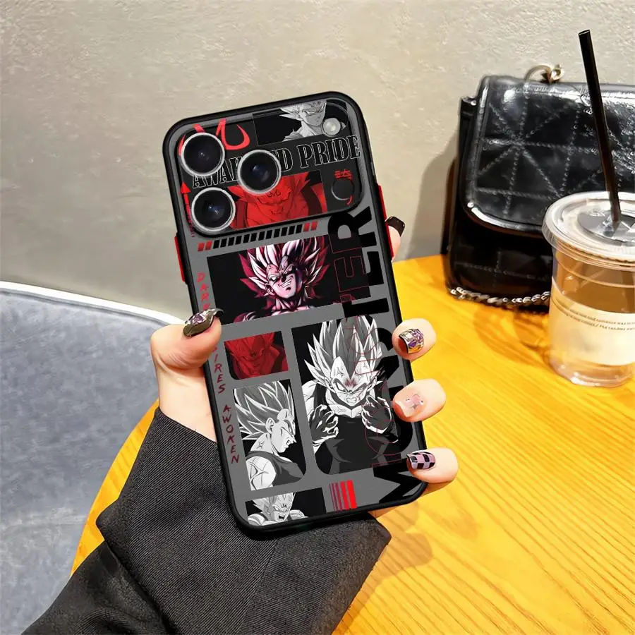 애플 아이폰 13 미니 17 에어 XS 맥스 12 13 11 17 프로 맥스 15 16 14 플러스 7 8 16e용 소프트 커버 폰 케이스 드래곤볼 애니메이션 손오공