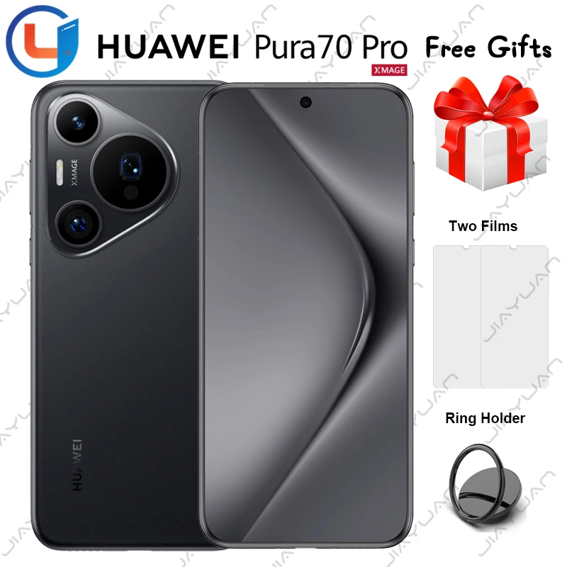 Original Huawei Pura 70 Pro 5G Mobile Phone 6.8 Inches Kunlun Glass 2 Screen Kirin 9010 Octa Core Camera 5050mAh NFC Smartphone