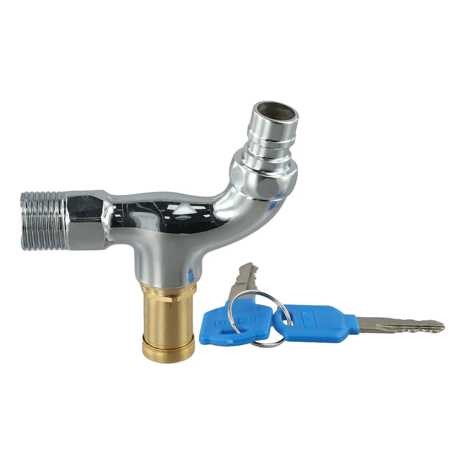 

For Public Places Quick Opening Lock Lockable Sink Tap Public Utility 1 2 Inch Thread Versatile Usage Easy Operation