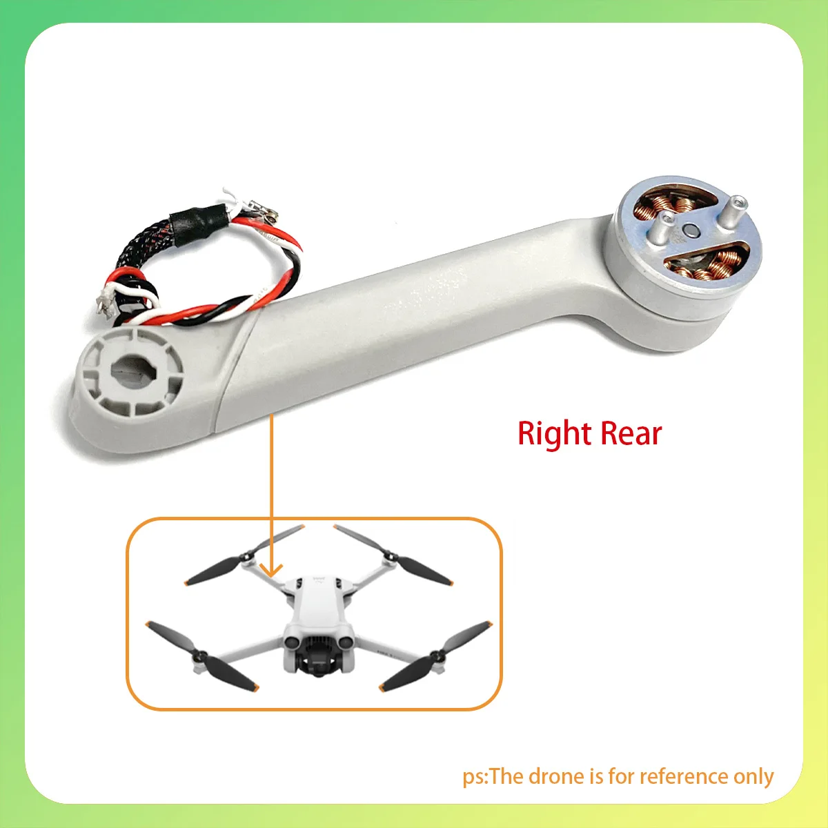 오리지널 Mini3pro 본체, 전면, 후면, 좌우 전원 암 회전, DJI 미니 시리즈 액세서리용으로 부드럽고 설치가 쉽습니다.