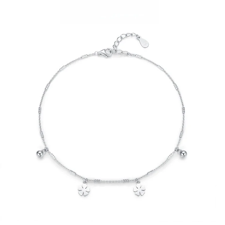 

S925 Sterling Silver Snowflake Bead Bracelet Niche Design Light Luxury Simple Chain for Cold Wind Girl Gift Jewelry for Females