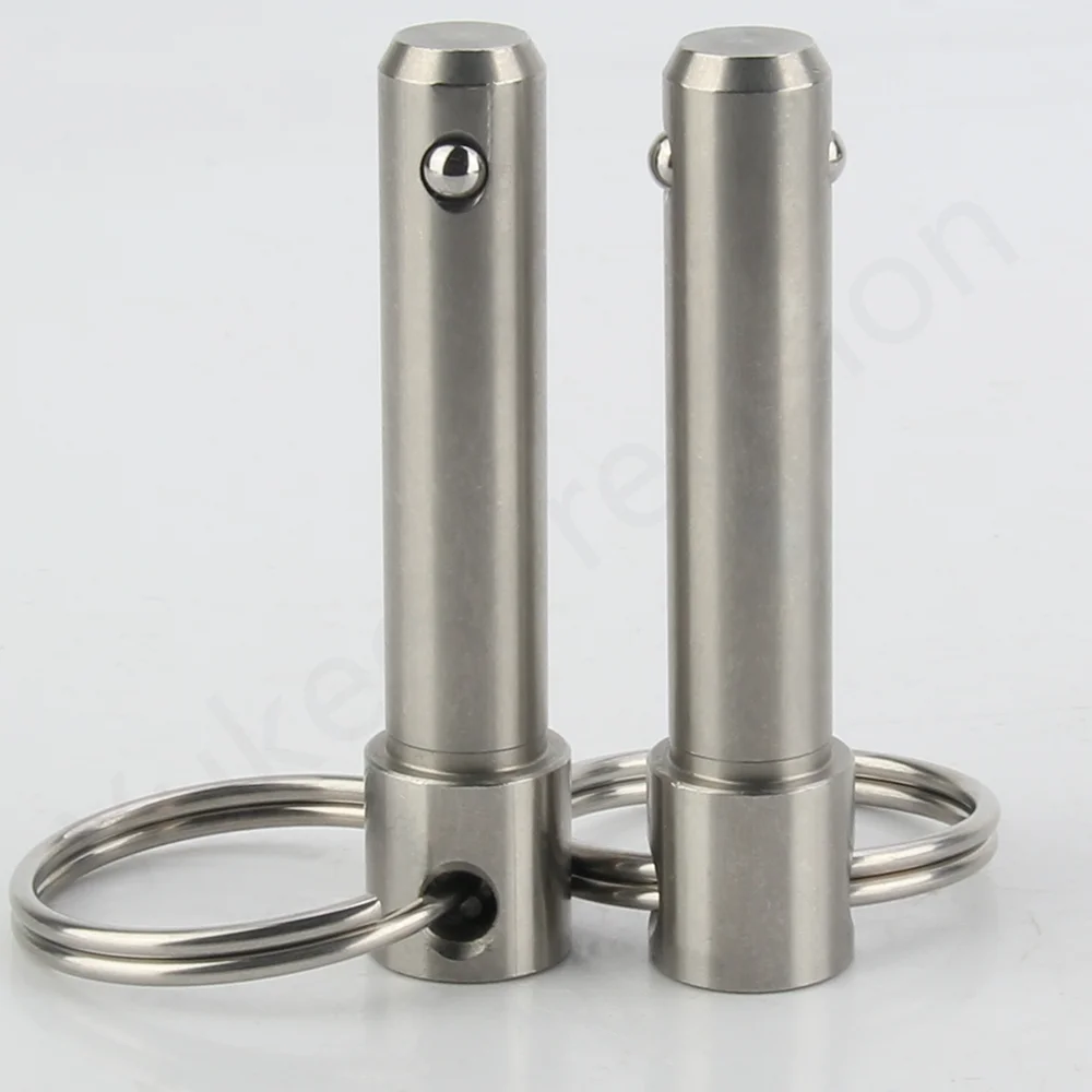 

YK114 Stainless Steel Spring Ball Head Locking Pin Quick Release Locating Pins With Pull Ring For Quickly Lock And Positioning