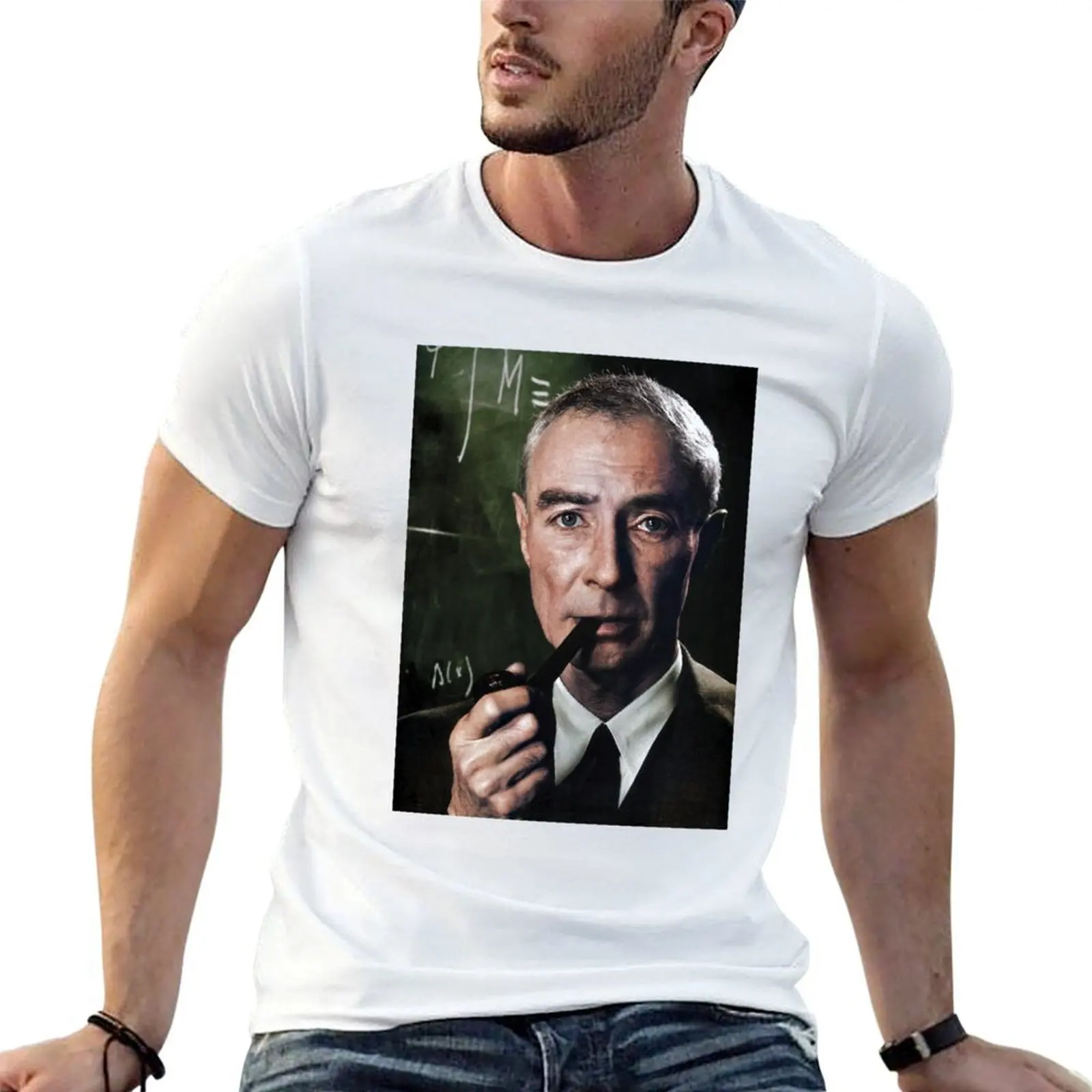 

graphic Oppenheimer t 1959 graphic mens cotton man heavy t Robert shirt J. t shirt shirts man Colorized T-Shirt