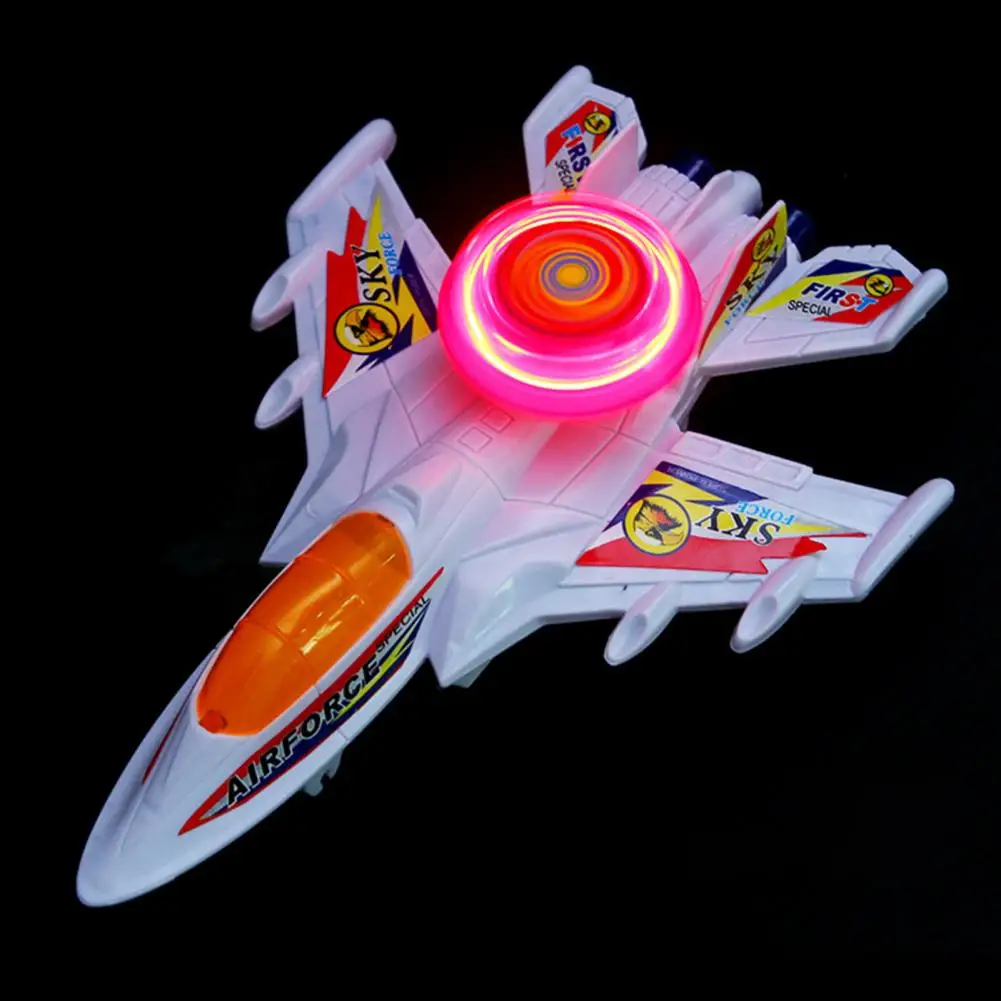 Light-up Airplane Toy Glow-in-the-dark Airplane Toy Endless Entertainment Pull-line Airplane Toy with Lights Fun for Children