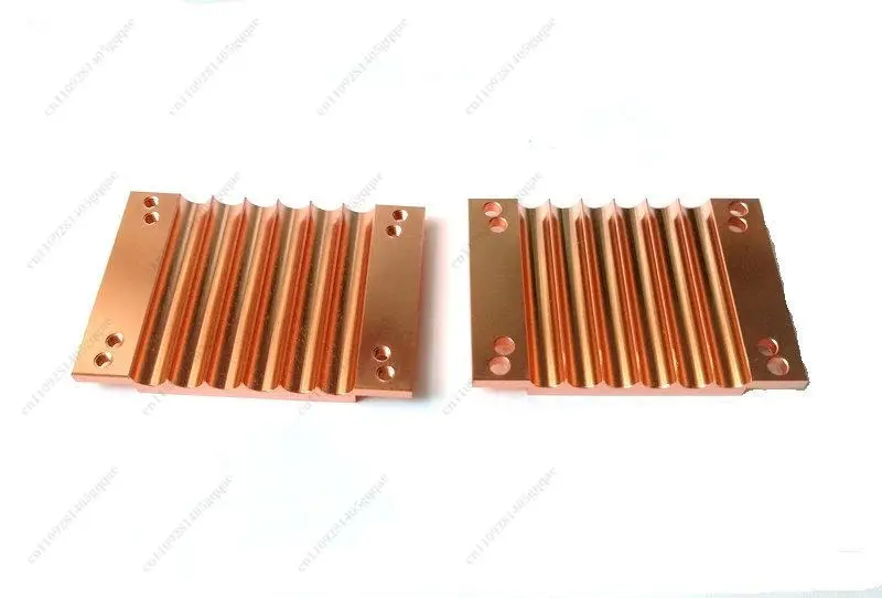 6-Hole Heat Pipe Splint, Heat Pipe Platen, Copper Block, Can Wear 6 Heat Pipes with A Diameter of 6mm