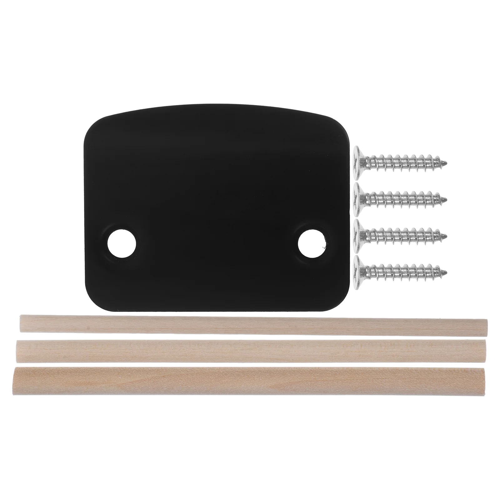 

D Type Filler Plate Cabinet Door Hinge Gusset Hole Filler Deadbolt Number Repair Plates Wooden Strike Cover Metal