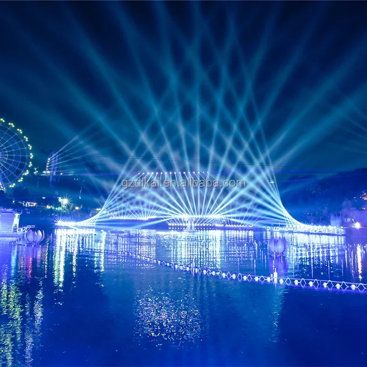 # for Moving Head Light High-rise Building Light Show Customized Decorative Lighted Music Dancing Water Fountain Lighting Show