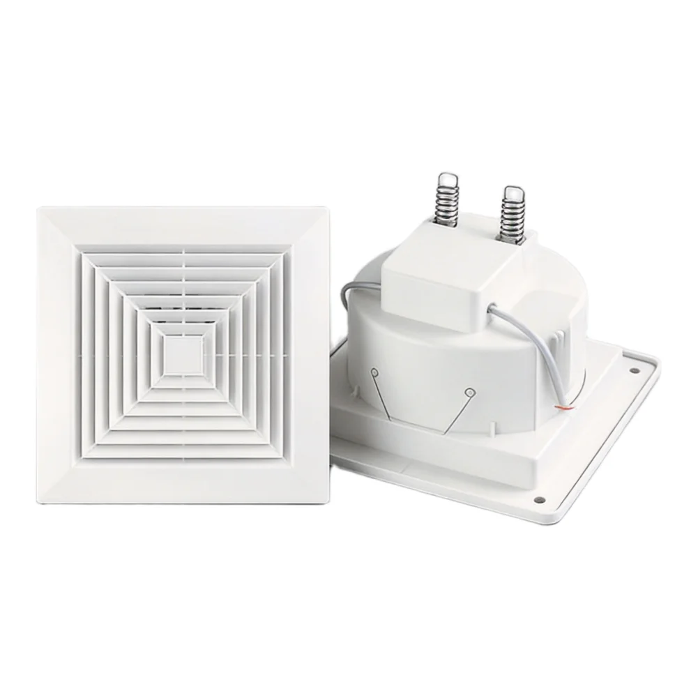 Home Ventilation Ventilation Fan Powerful Kitchen Ventilation Fan Easy Installation Space-saving Design ABS Material
