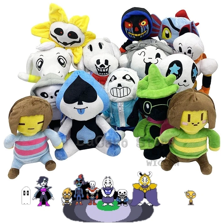 Undertale Sans Costume Halloween Cosplay Funny Interesting Stuffed Cute Plushie Figure Children Kids Underground Friends Gift