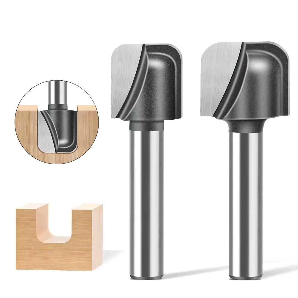 12mm 1/2in Shank Bowl & Tray Router Bit Round Nose Groove Head Wood Cutter Woodworking Tools Carving Cutting Tool