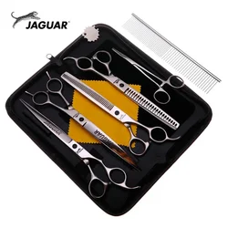 8 Inch Pet Grooming Scissors Set Straight Curved Dog Cat Cutting Thinning Shears Kit Tesoura Para Hair Thinning Shears