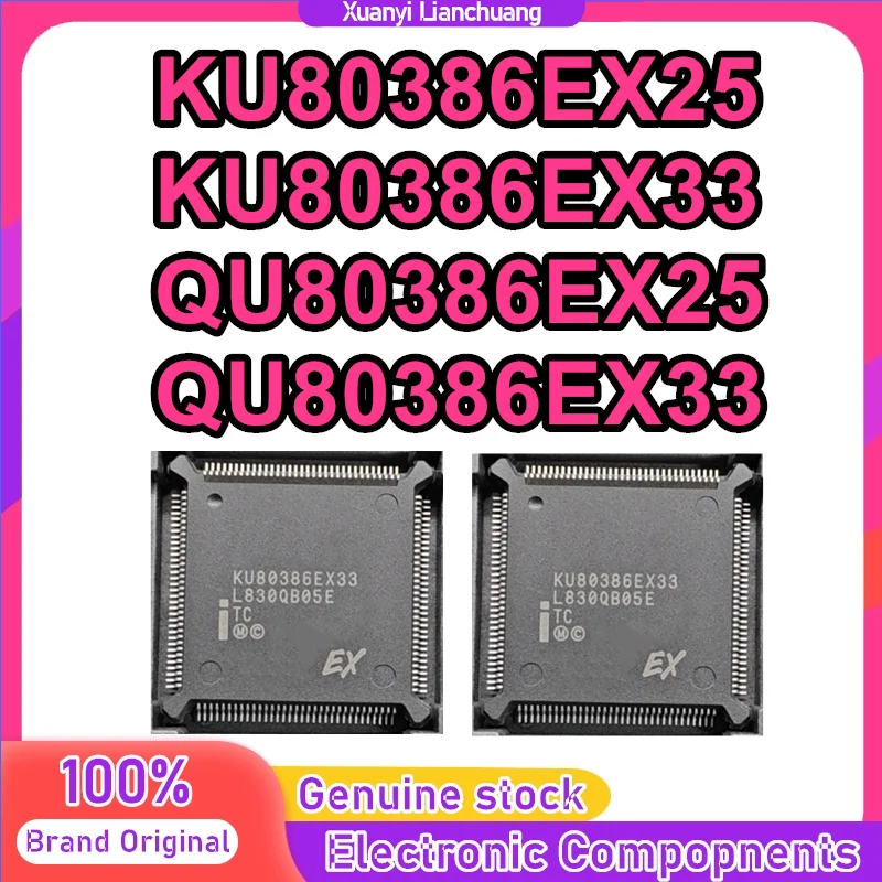 

KU80386EX25 KU80386EX33 QU80386EX25 QU80386EX33 QFP132 микросхема 100% новый оригинал на складе