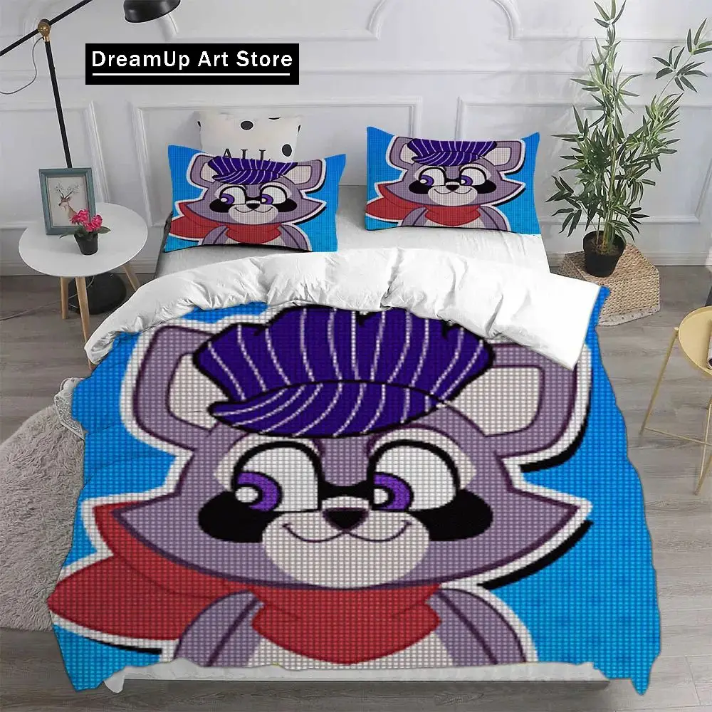 3D Print Fashion Game Indigo Cartoon Park Bedding Set Boys Girls Twin Queen Full Size Duvet Cover Pillowcase Bed Adult Bedroom