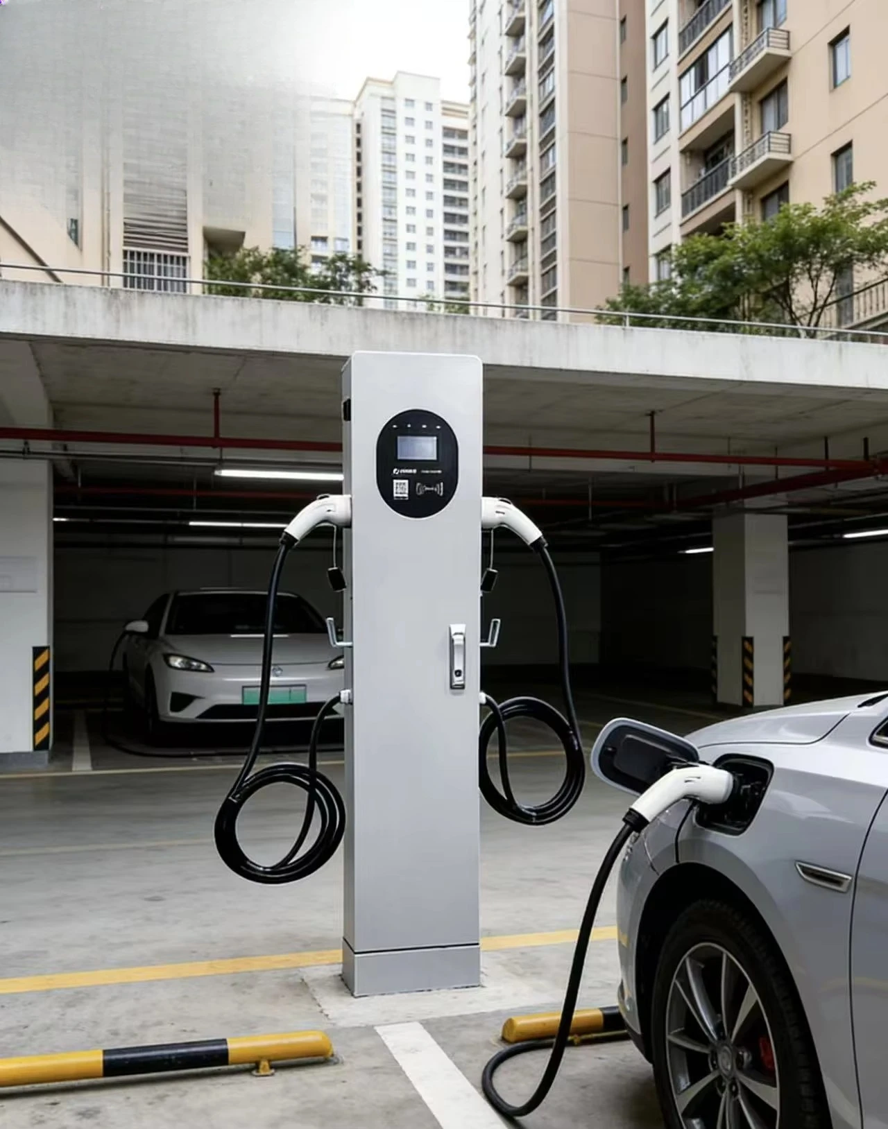 New CX-A07A 7kW EV Charger | 220V 32A IP55 Wall/Pedestal Mount Full Protection CE Certified 2-Year Warranty for Home Public
