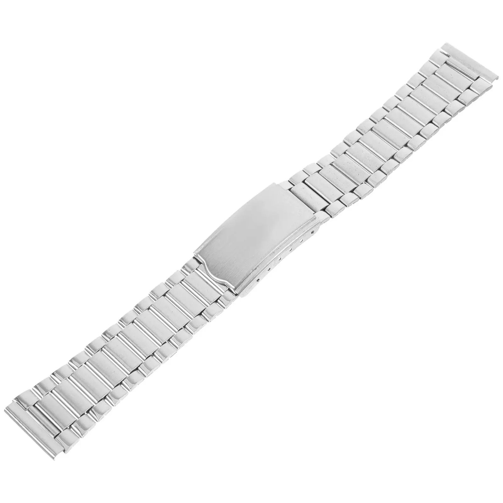 

Watch Wristband Stainless Steel Watch Band 18mm Flat Buckle Bracelet Replacement Straps For Men Adjustable Watch Accessories