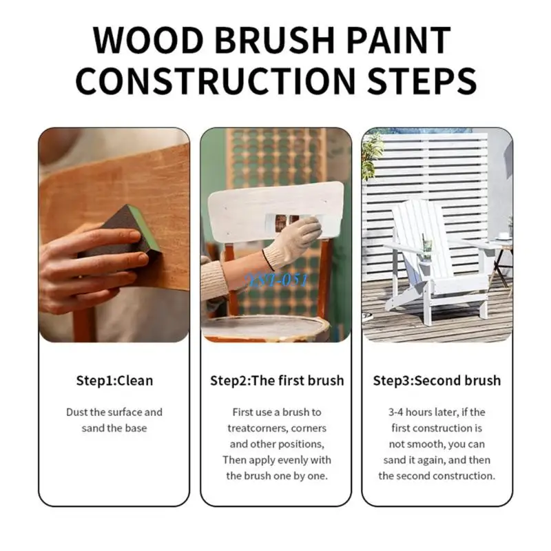 E15A Water Based Gold Foil Paint Brush Fast Drying Easy Application
