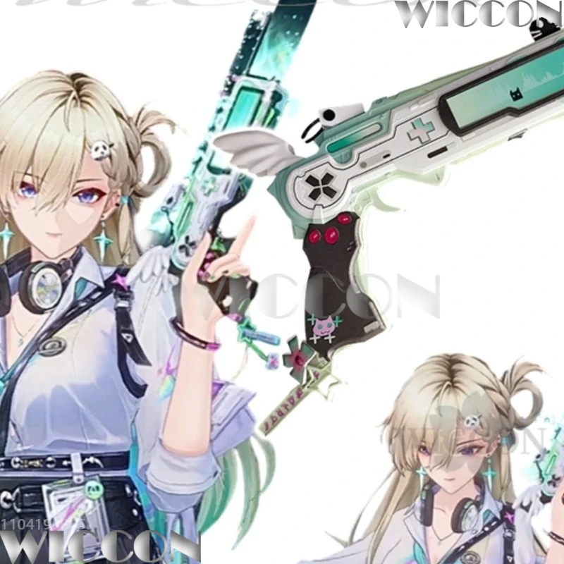 

LYNAE Cosplay Game Wuthering Waves Non-illuminating Fake Handgun 3D Polylactic Acid Accessories 코스프레 Halloween ComicCon Festival