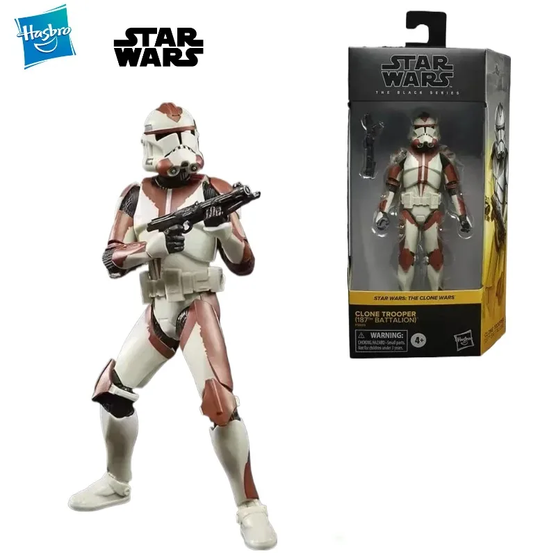 

Новая оригинальная 6-дюймовая экшн-фигурка Hasbro Star Wars The Black Series 187th Battalion Clone Trooper, оригинальная коллекция