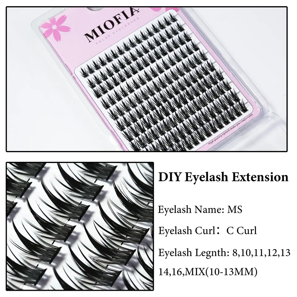 160 mechones de pestañas de visón, pestañas individuales 3D naturales y esponjosas estilo ruso, herramienta de maquillaje para extensiones de pestañas, venta al por mayor 5
