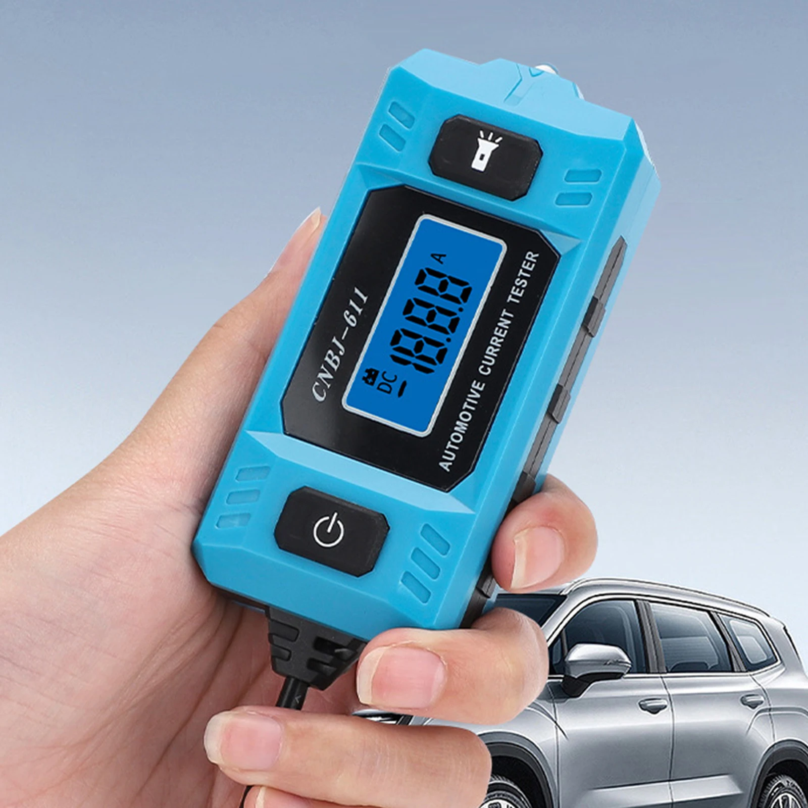 

Автомобильный тестер неисправностей цепей с встроенной фронтальной подсветкой и синим ЖК-экраном, высокоточный тестер автомобильных реле