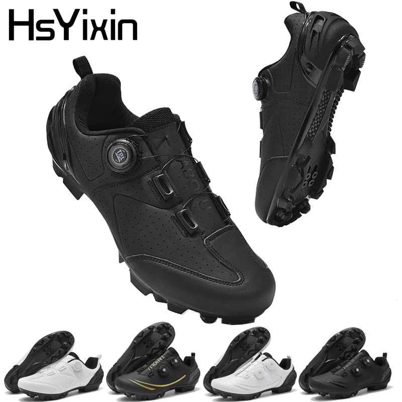 

MTB Riding Shoes New Men Women's Off-road Mountain Bike Riding Shoes HsYixin Professional Cleat Pedal Spd Mountain Bike sneaker