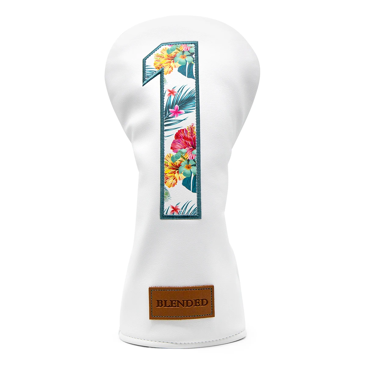 Golf Head Covers Summer Fashion Golf Head Covers High Quality Tee Wood Covers Set White Premium Leather Tee Wood Covers Fairway