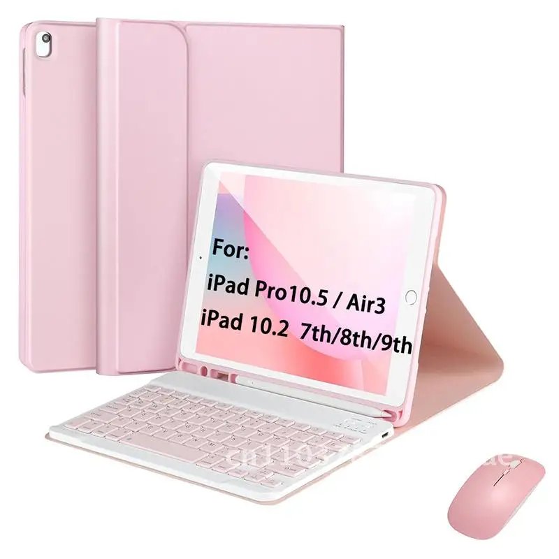 

Защитный чехол для планшета iPad со съемной беспроводной клавиатурой Air3, слот для ручки — кожаный чехол разных цветов