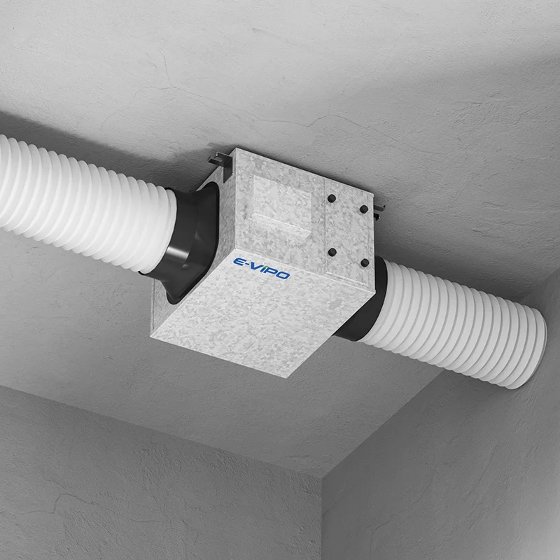 Ventola di ventilazione con estratto meccanico MEV Unità di ventilazione con ingresso positivo PIV Ventilazione dell'aria fresca Sistemi HVAC residenziali
