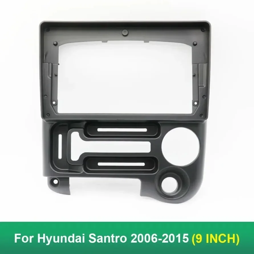 2 Din 9 Inch Car Android Radio Installation GPS Mp5 ABS PC Plastic Fascia Panel Frame for Hyundai Santro Atos Prime 2006-2015