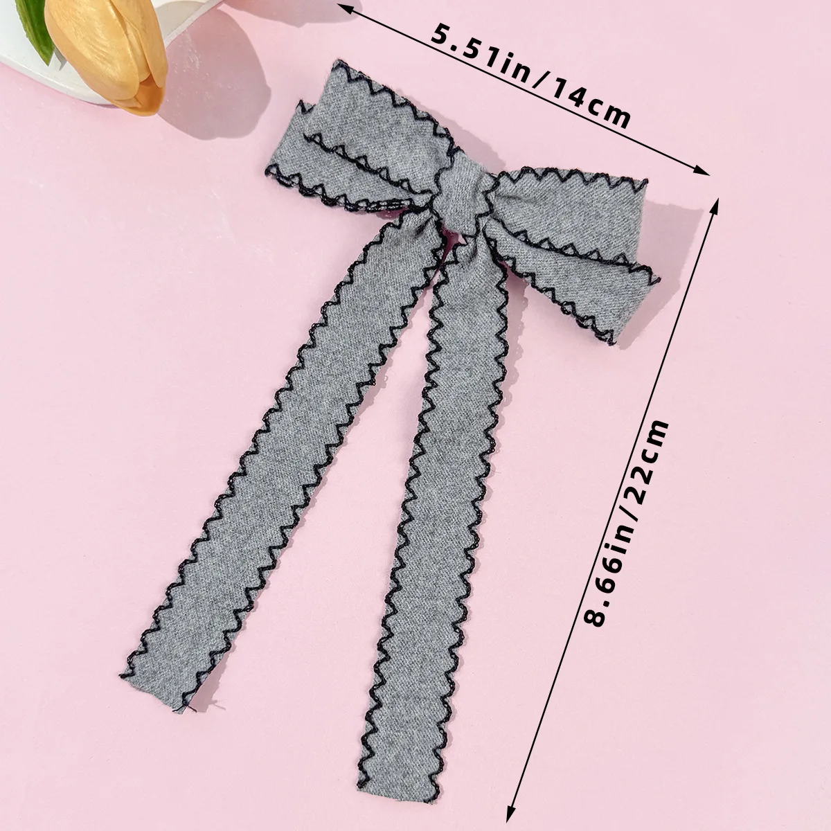 24 قطعة بلون هدب القوس مقاطع الشعر شرابة طويلة دبابيس الشعر للنساء والفتيات الزفاف الجانب مقاطع Hairgrip السائبة حزمة