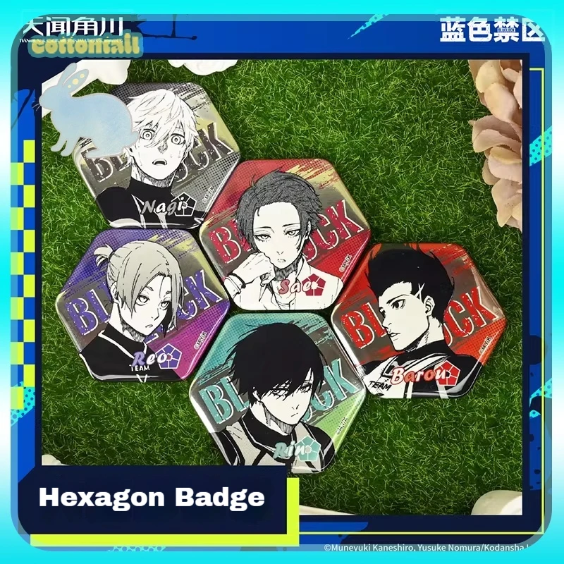 

Original Blue Lock Hug Badge Acrylic Pendant Laser Ticket Series Blind Box Isagi Yoichi Anime Peripheral Acg Goods Collect Gift