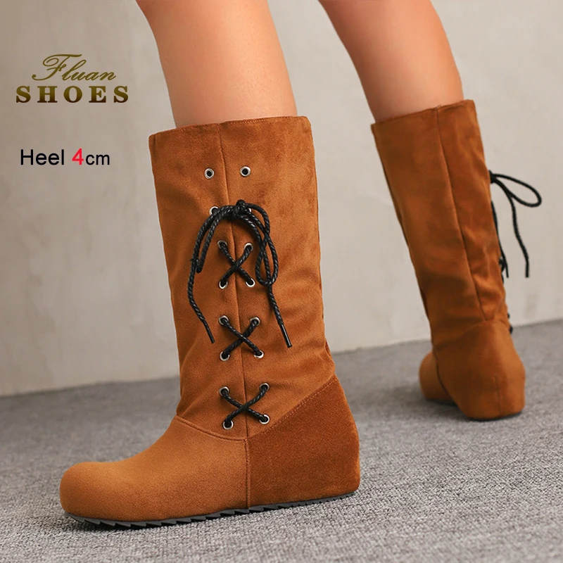 New Suede Lace-Up M… - image