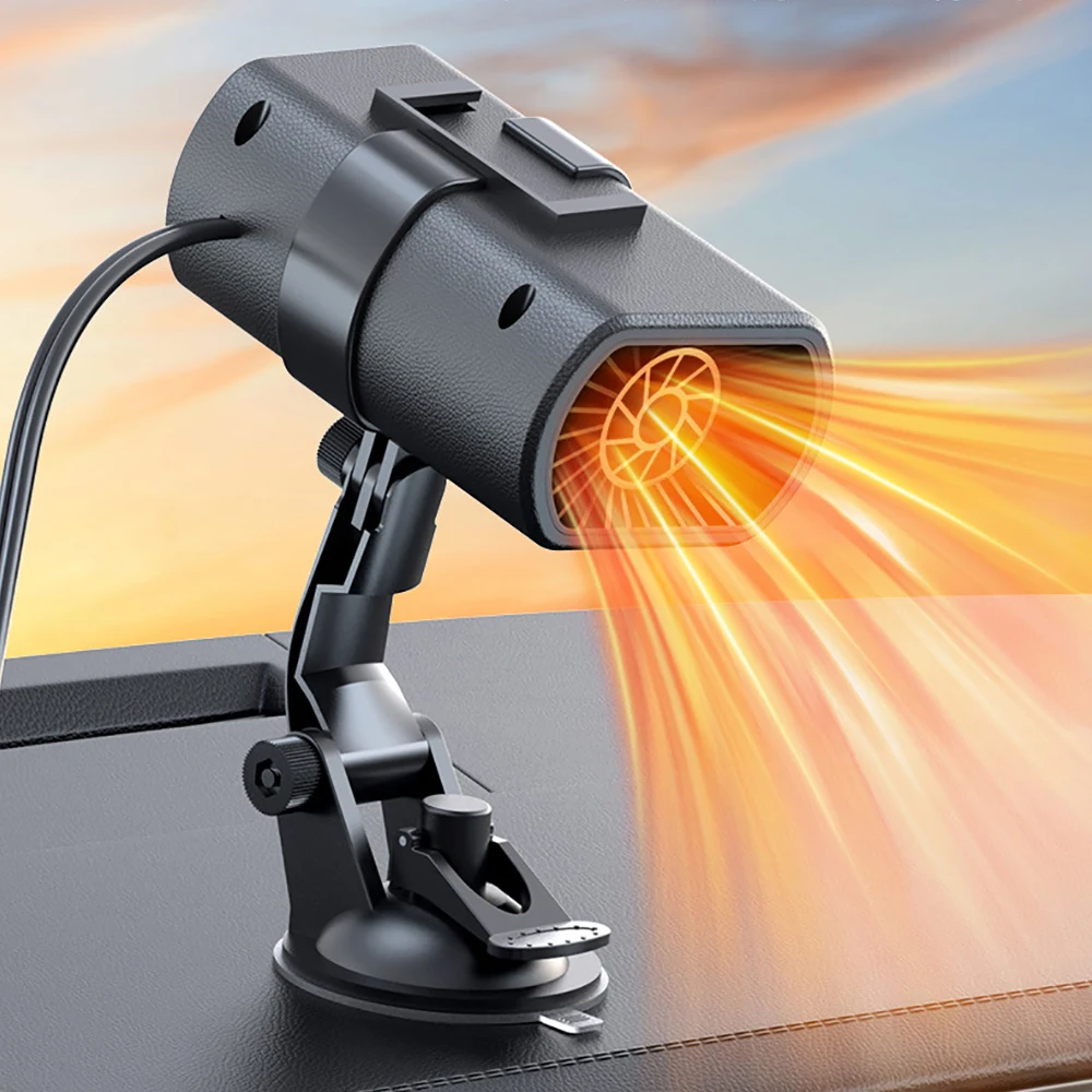 1Pc 12V 200W 서리 눈 안개 제거 기계 범용 창 앞 유리 해동 히터 차량 SUV 용 휴대용 자동차 히터