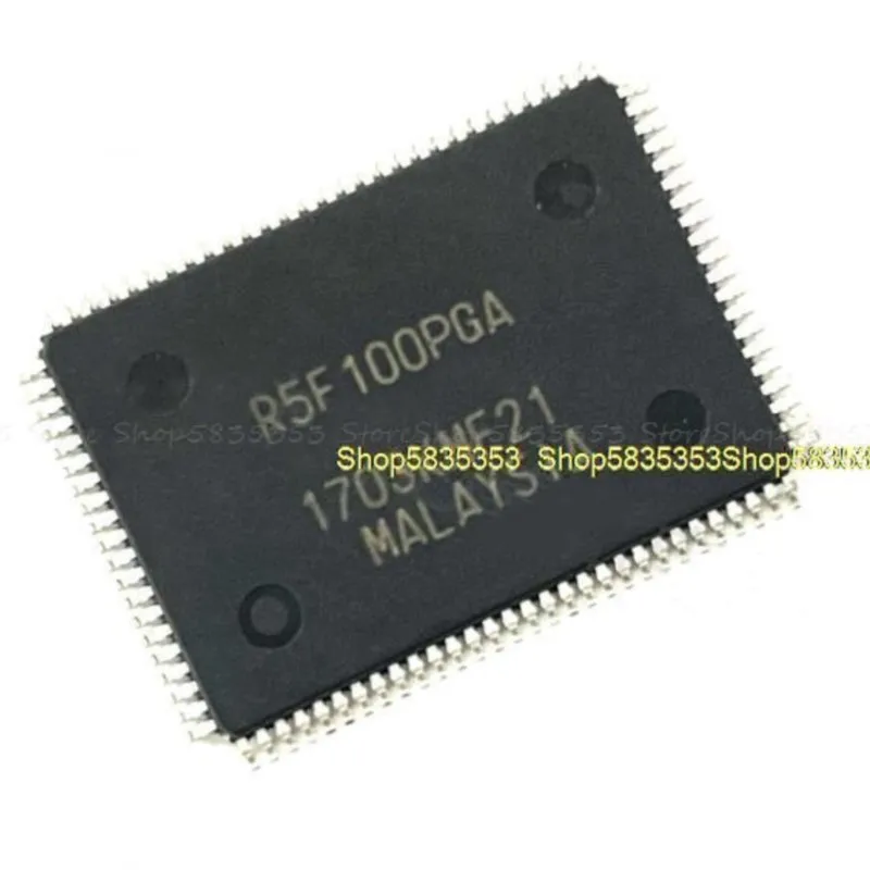 10pcs New R5F100PGA R5F100PGA00 R5F100PG-A00 QFP-100 Microcontroller chip