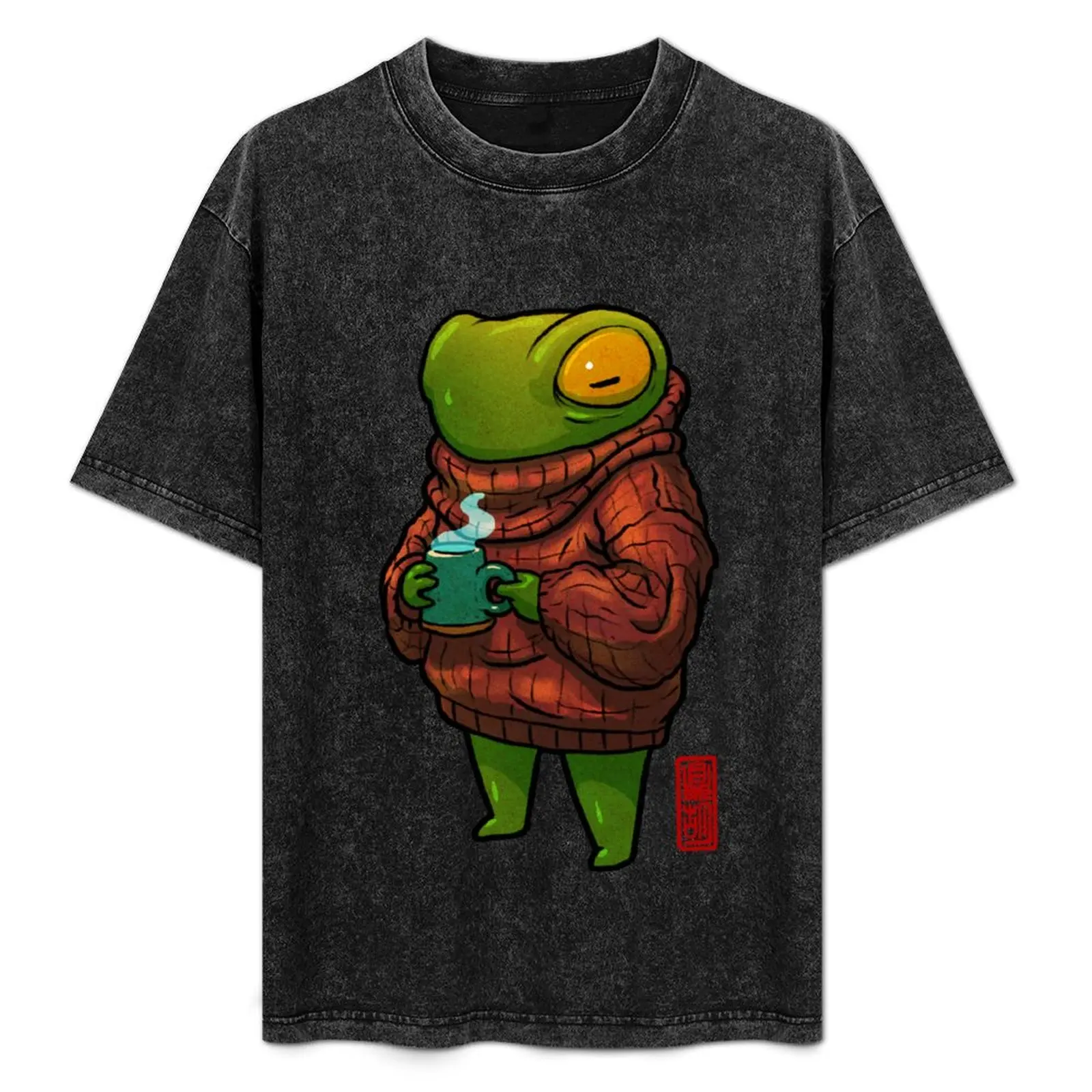 

sweater weather frog T-Shirt quick-drying anime figures summer clothes shirts men graphic
