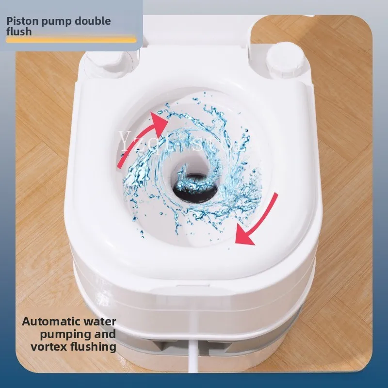 Portable toilet Multifunctional car elderly mobile toilet RV flush deodorant maternal toilet