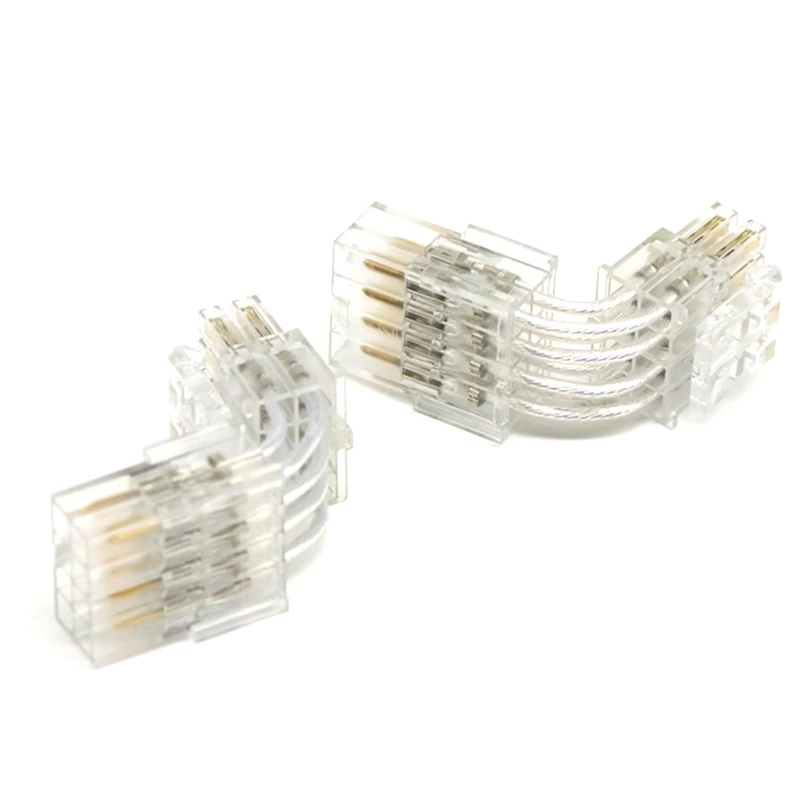 Flexible 24Pin/8pin Female to Male 90 Degree Power Adapter Connector for CPU power Adapter Right  Connectors