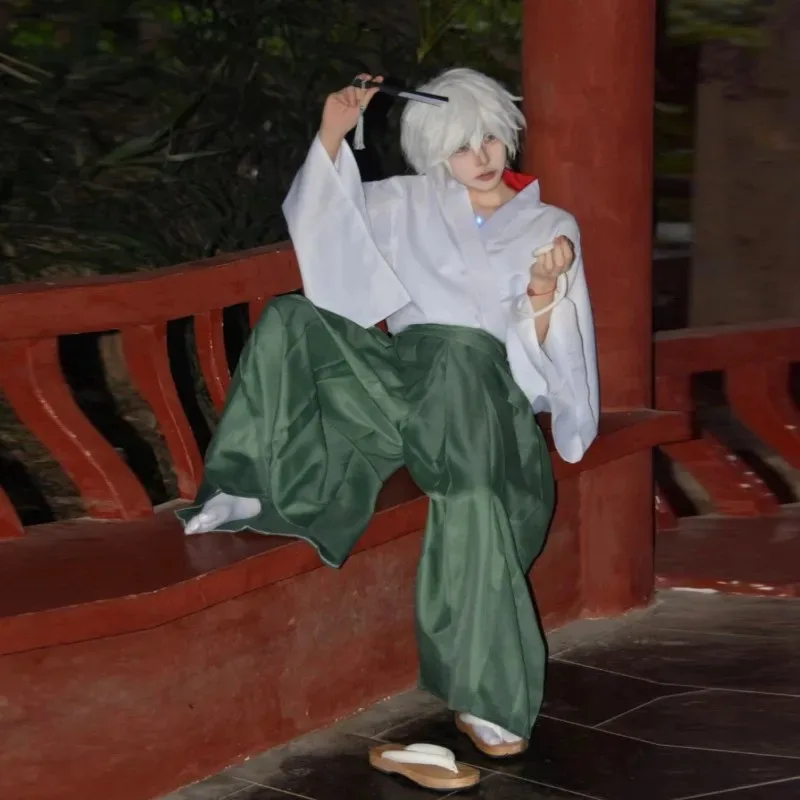DY2025Kamisama Kiss Hajimemashita Love Mizuki Cosplay Costume Wig Green Kimono Top Pants Halloween Unisex Costumes cosplay