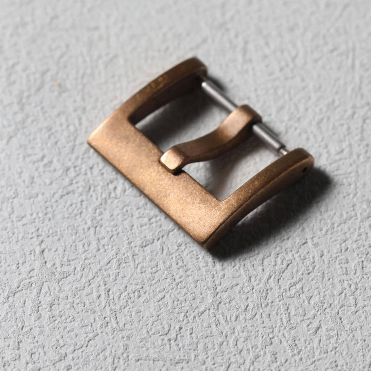 Hebilla de reloj de bronce, hebilla de cobre puro oxidado de alta gama de 18MM y 20MM, adecuada para accesorios de reloj de bronce